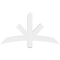 Ekena Millwork Alberta Architectural Grade PVC Gable Bracket, 48"W x 26"H x 4"D x 4"F, 13/12 Pitch GBP048X26X0404ALB00 - alternate 4